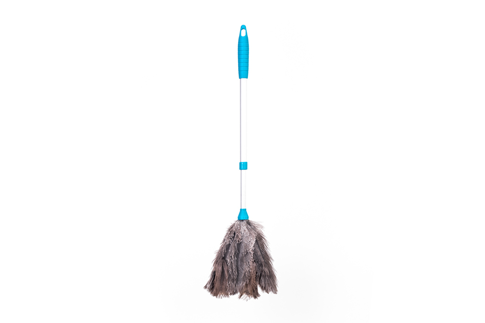 Zv Plumero Esponjoso De Plumas De Avestruz Con Mango De
